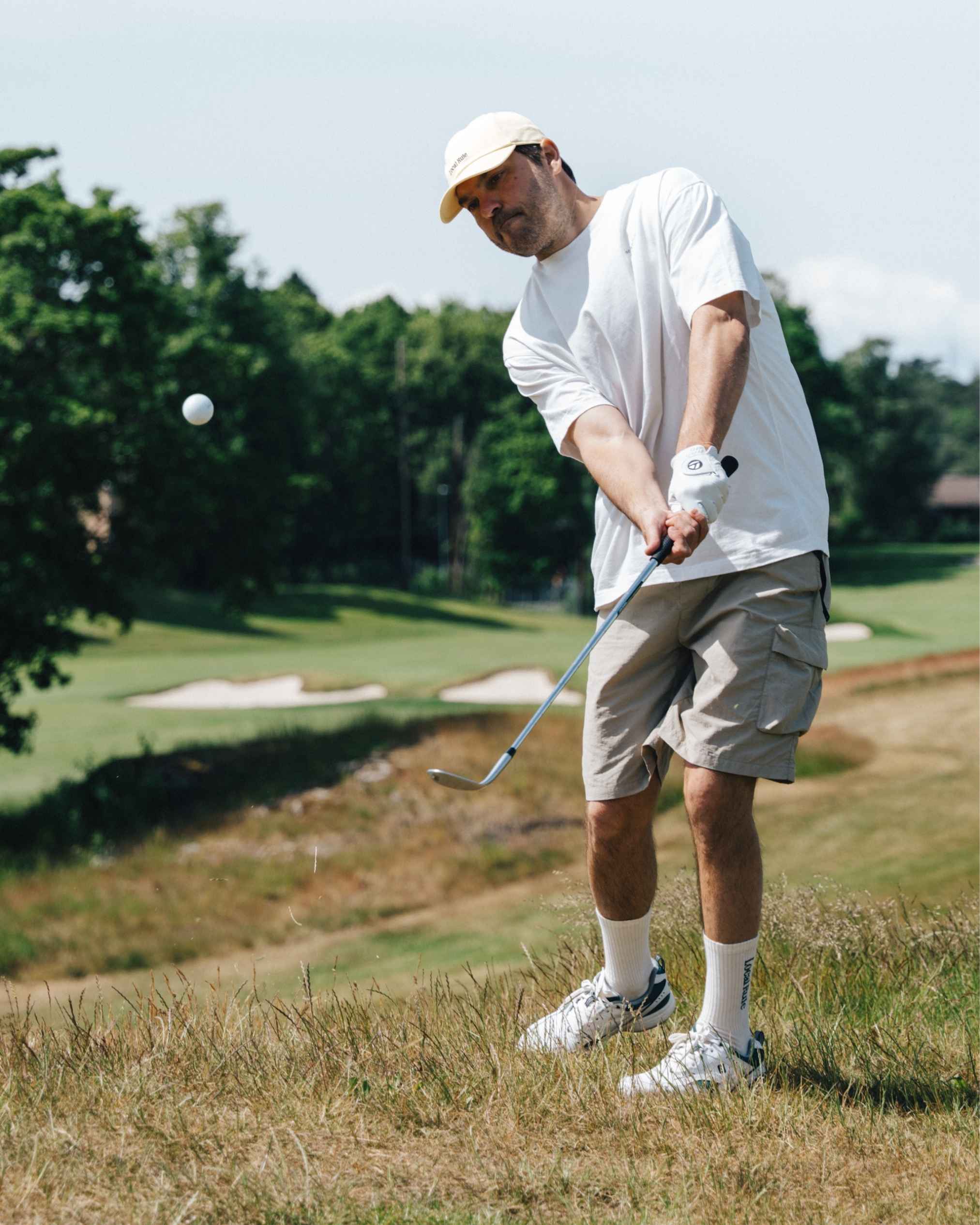 Cargo shorts - Beige-4