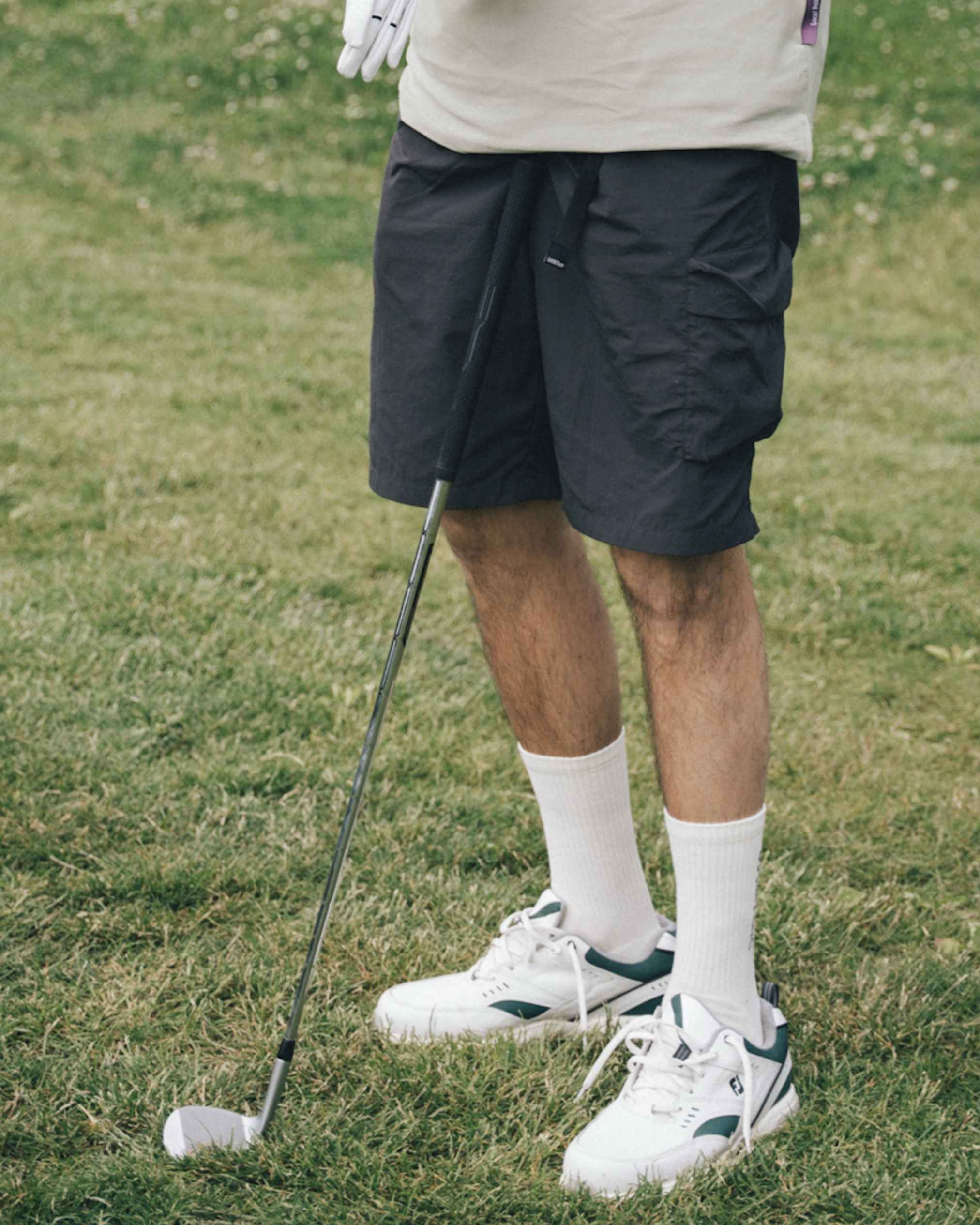 Cargo shorts - Washed Black-5