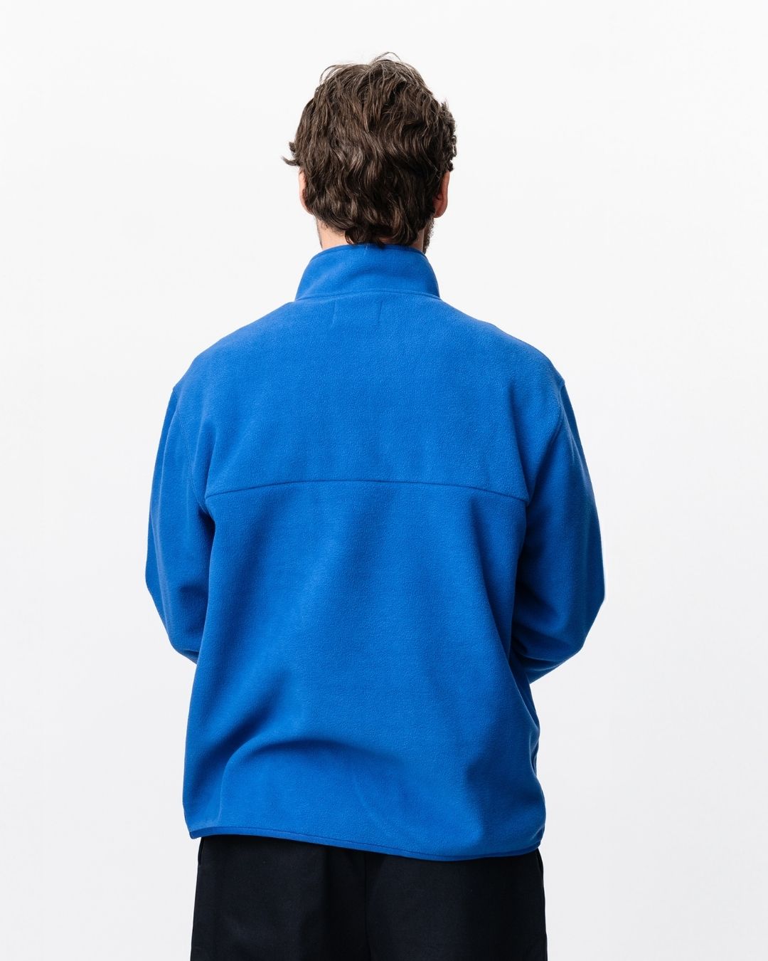 Fleece Pullover - Blue-7