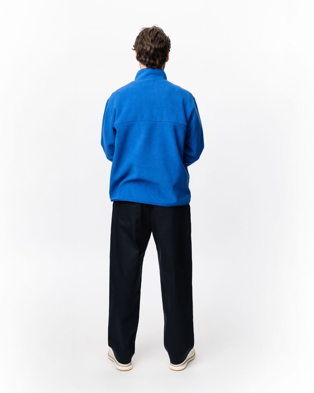 Fleece Pullover - Blue-5