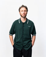 Knit Polo - Dark Green
