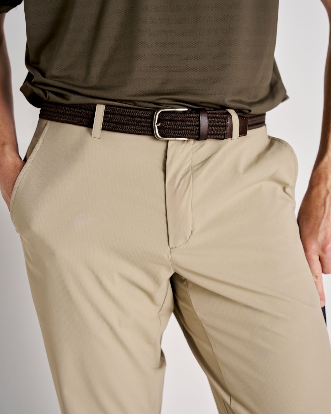 Lightweight Pants - Tapered fit  - Beige