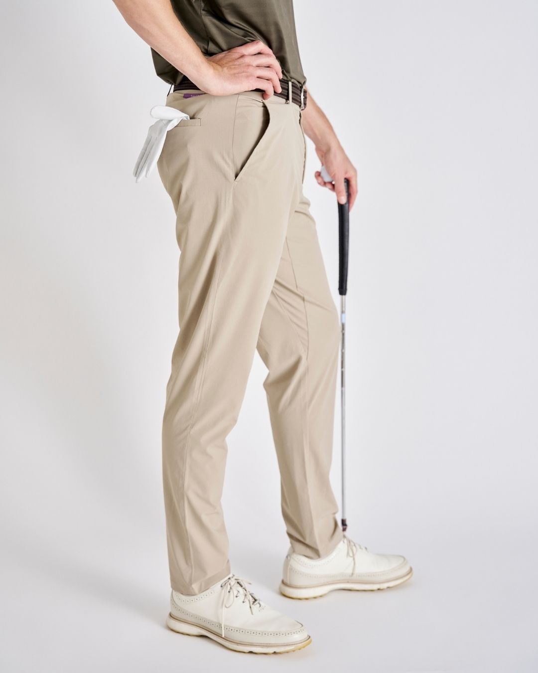 Lightweight Pants - Tapered fit  - Beige