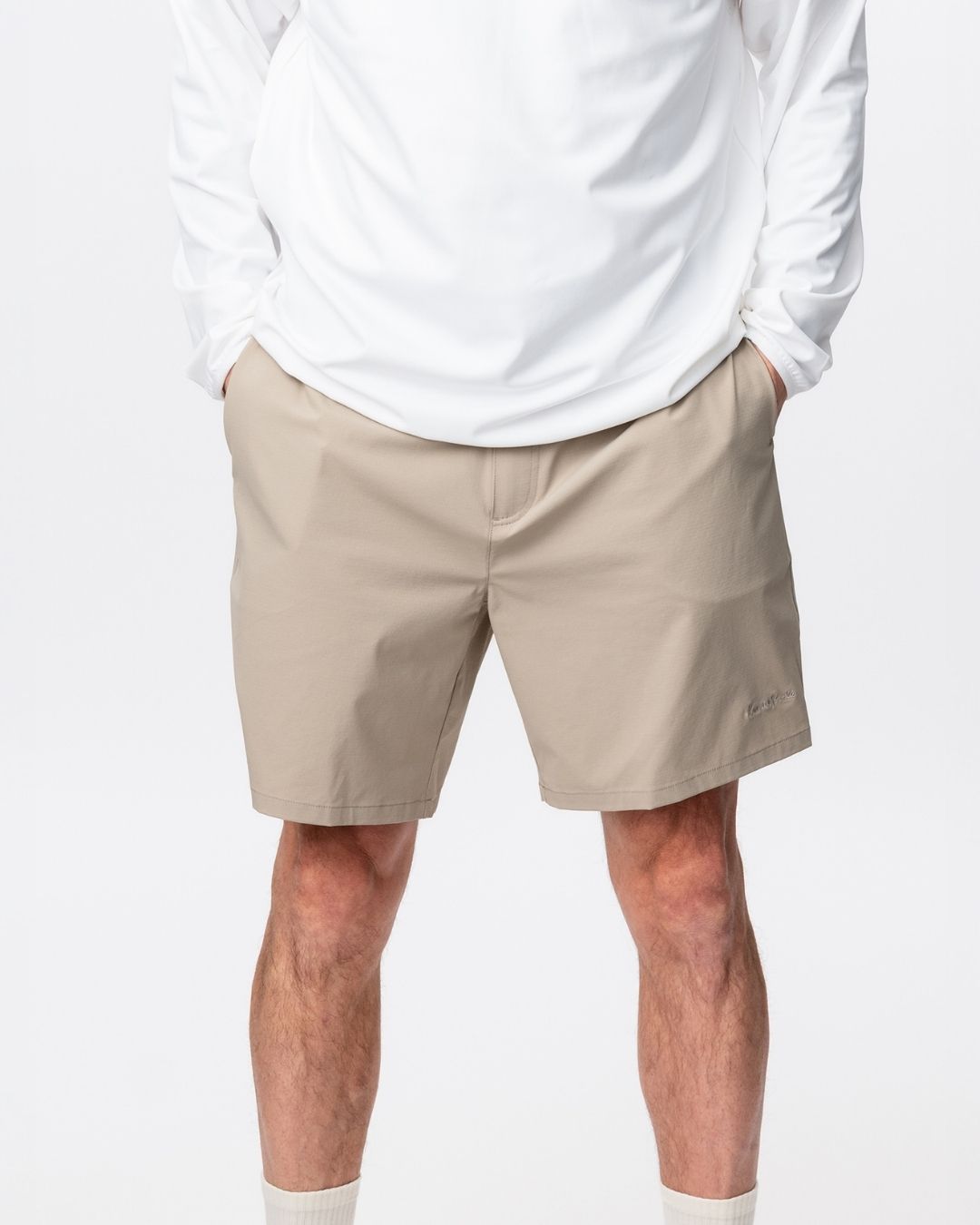 Tech Shorts - Beige-3