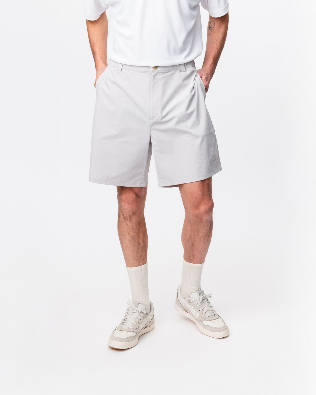 Tech Shorts - Light Grey-4