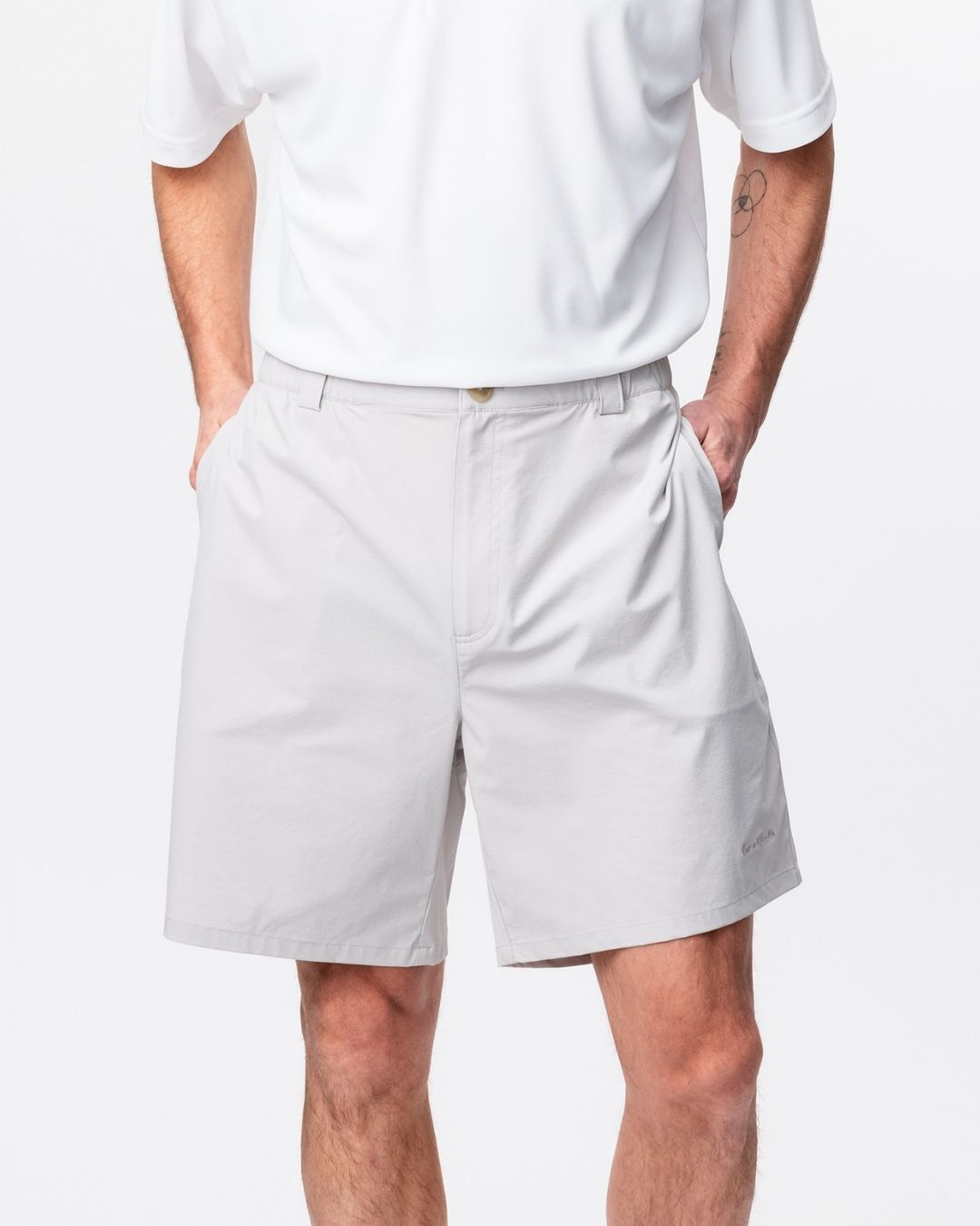 Tech Shorts - Light Grey