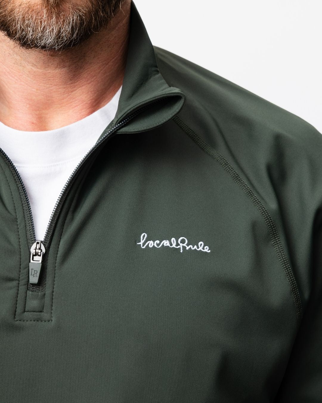 Midlayer Q-zip - Dark Green-3