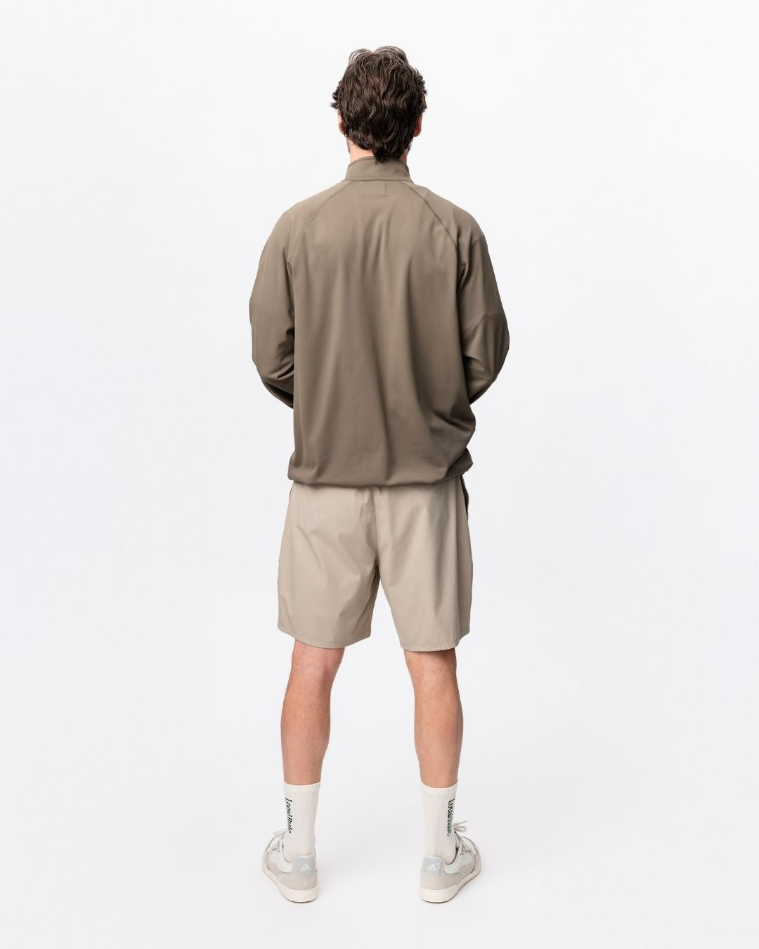 Midlayer Q-zip - Light Brown-7