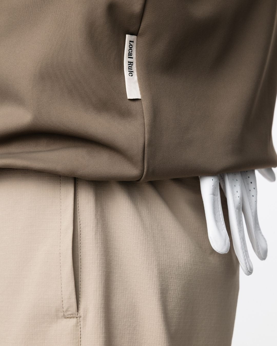Midlayer Q-zip - Light Brown-4