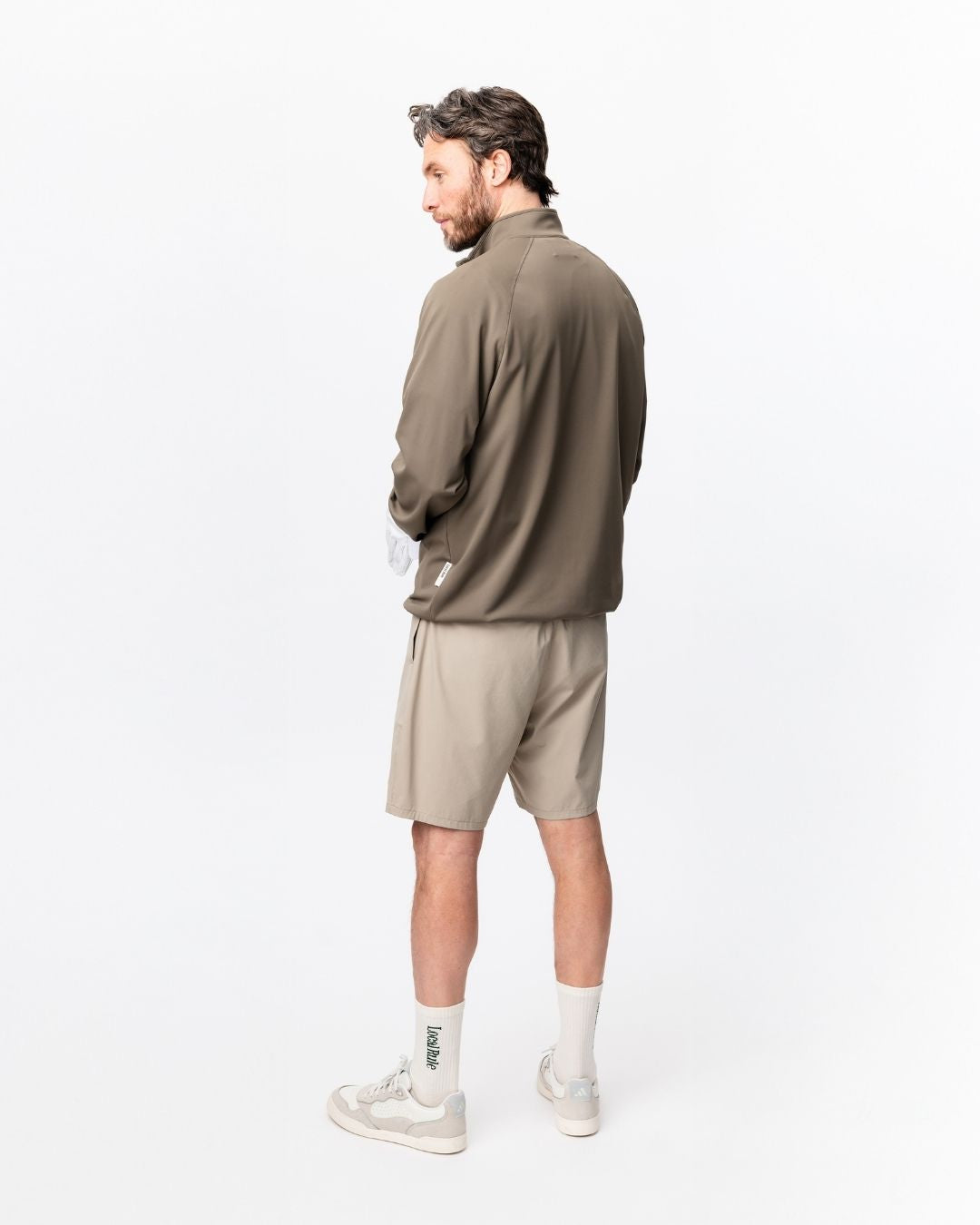 Midlayer Q-zip - Light Brown-8