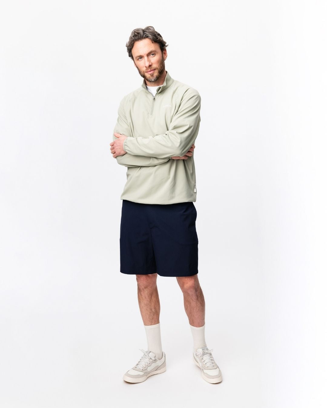 Midlayer Q-zip - Light Green – Local Rule