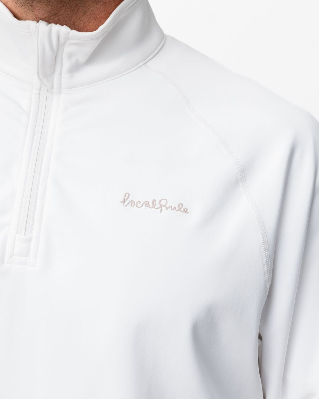 Midlayer Q-zip - White-3