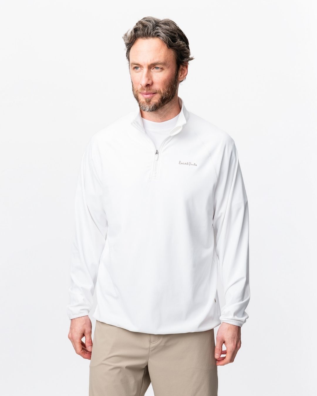Midlayer Q-zip - White