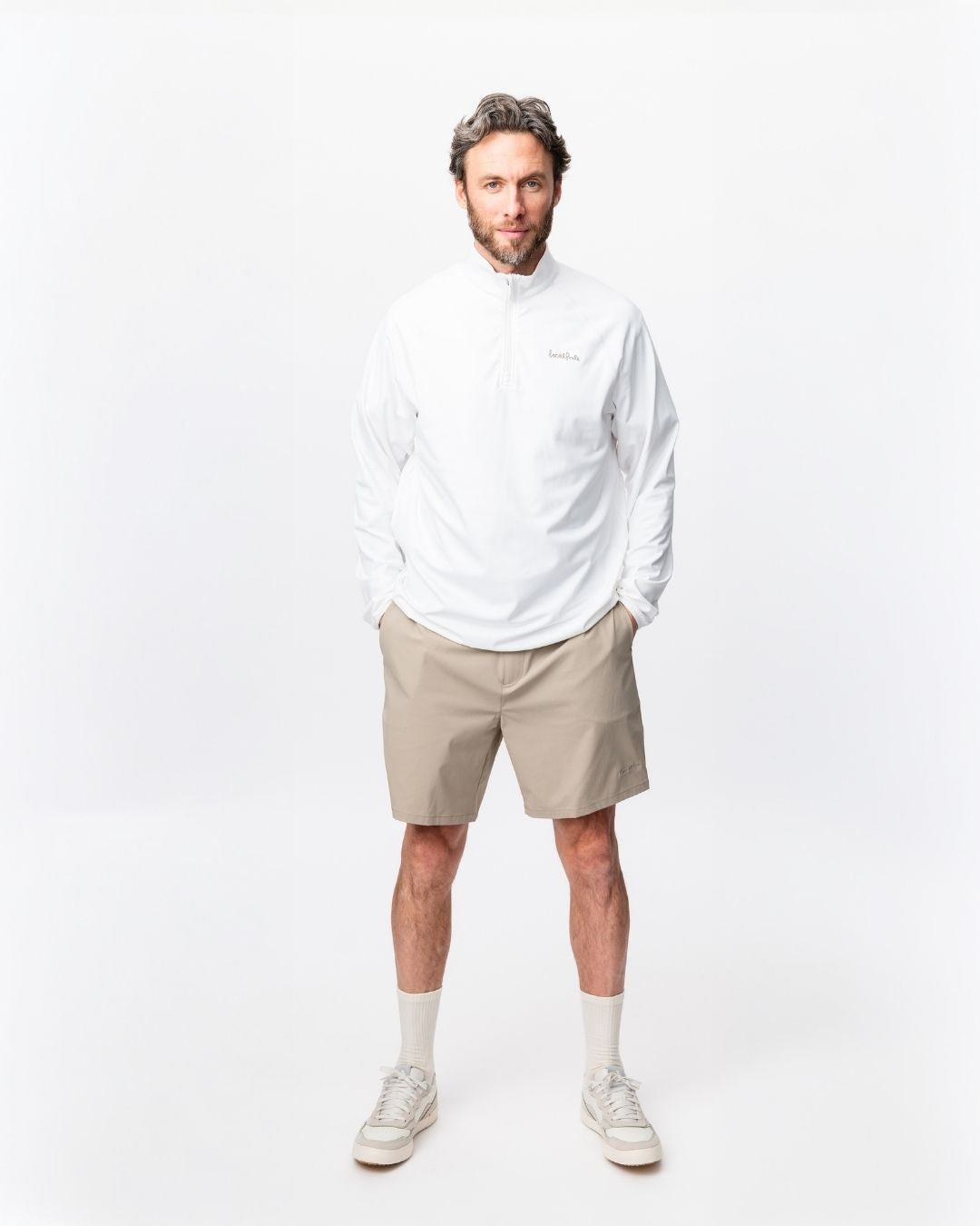Midlayer Q-zip - White-2