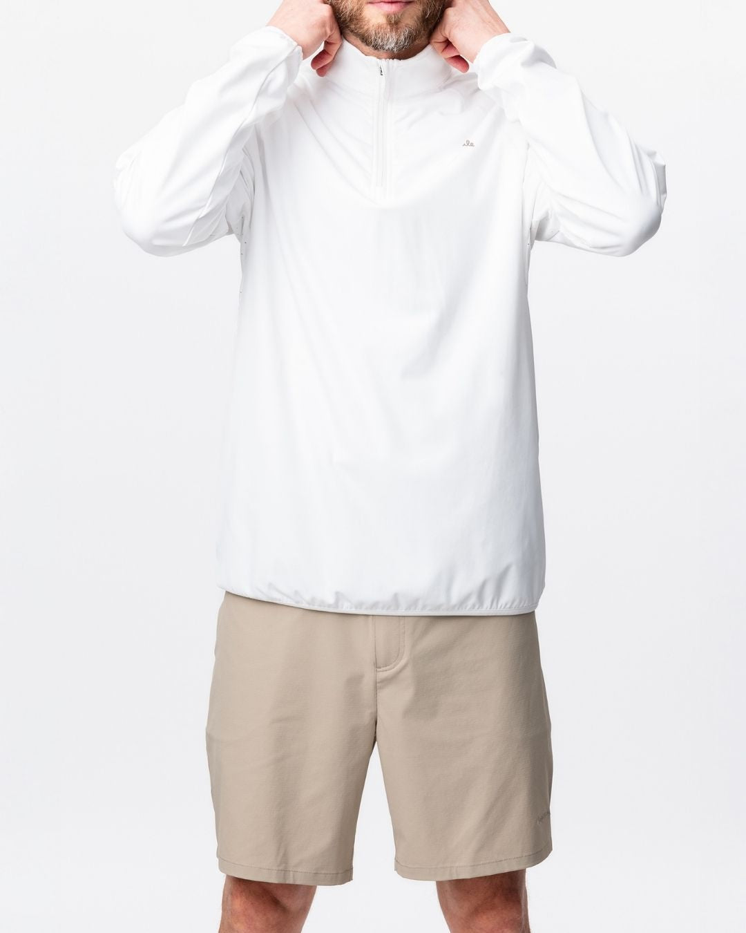 Midlayer Q-zip - White-4