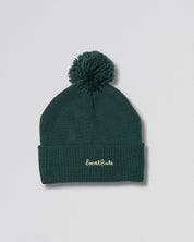 Pom Pom Beanie - Dark Green
