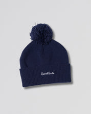 Pom Pom Beanie - Navy