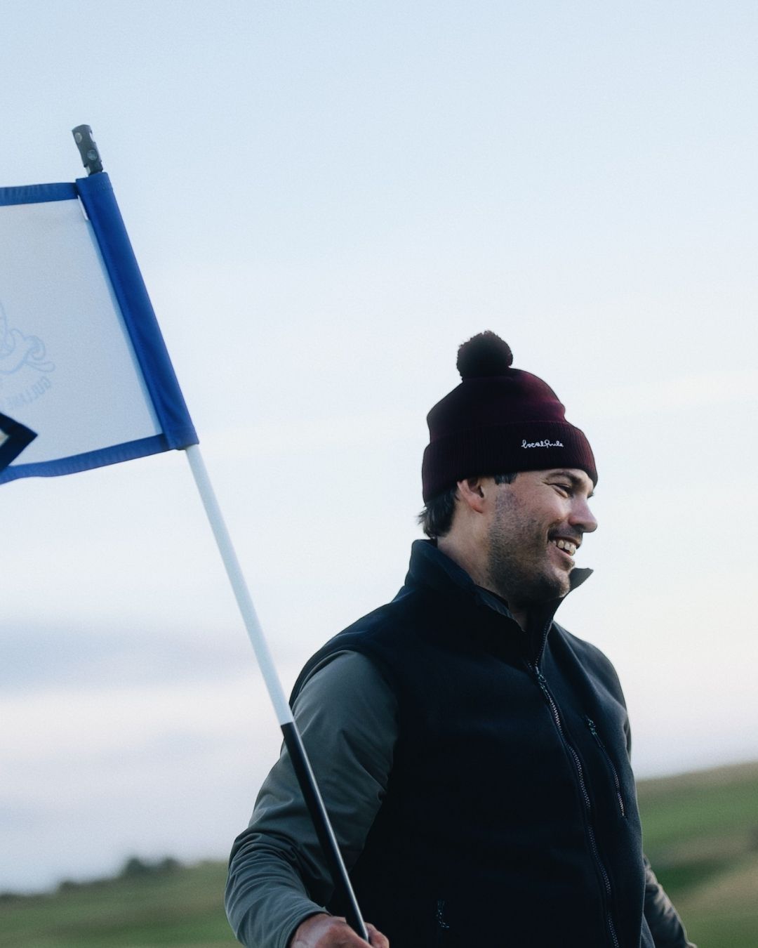 Pom Pom Beanie - Burgundy