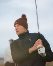 Pom Pom Beanie - Burgundy