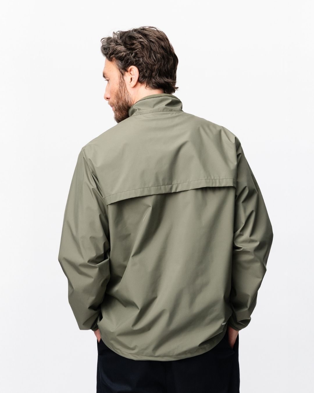 Tech Anorak - Dusty Olive-9