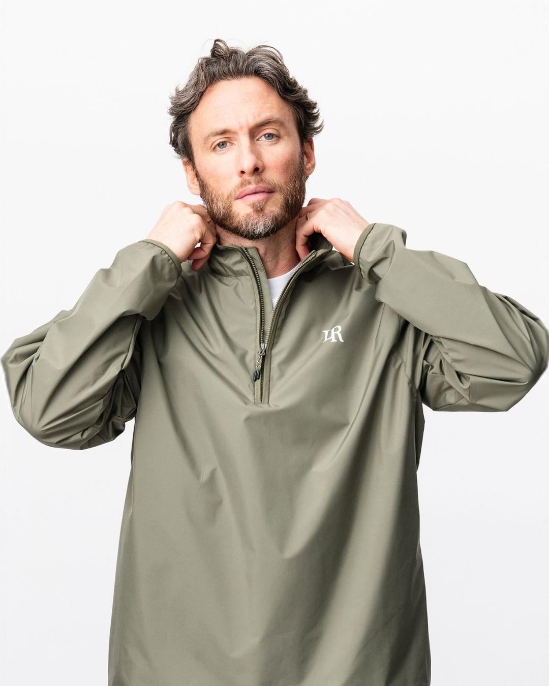 Tech Anorak - Dusty Olive-7