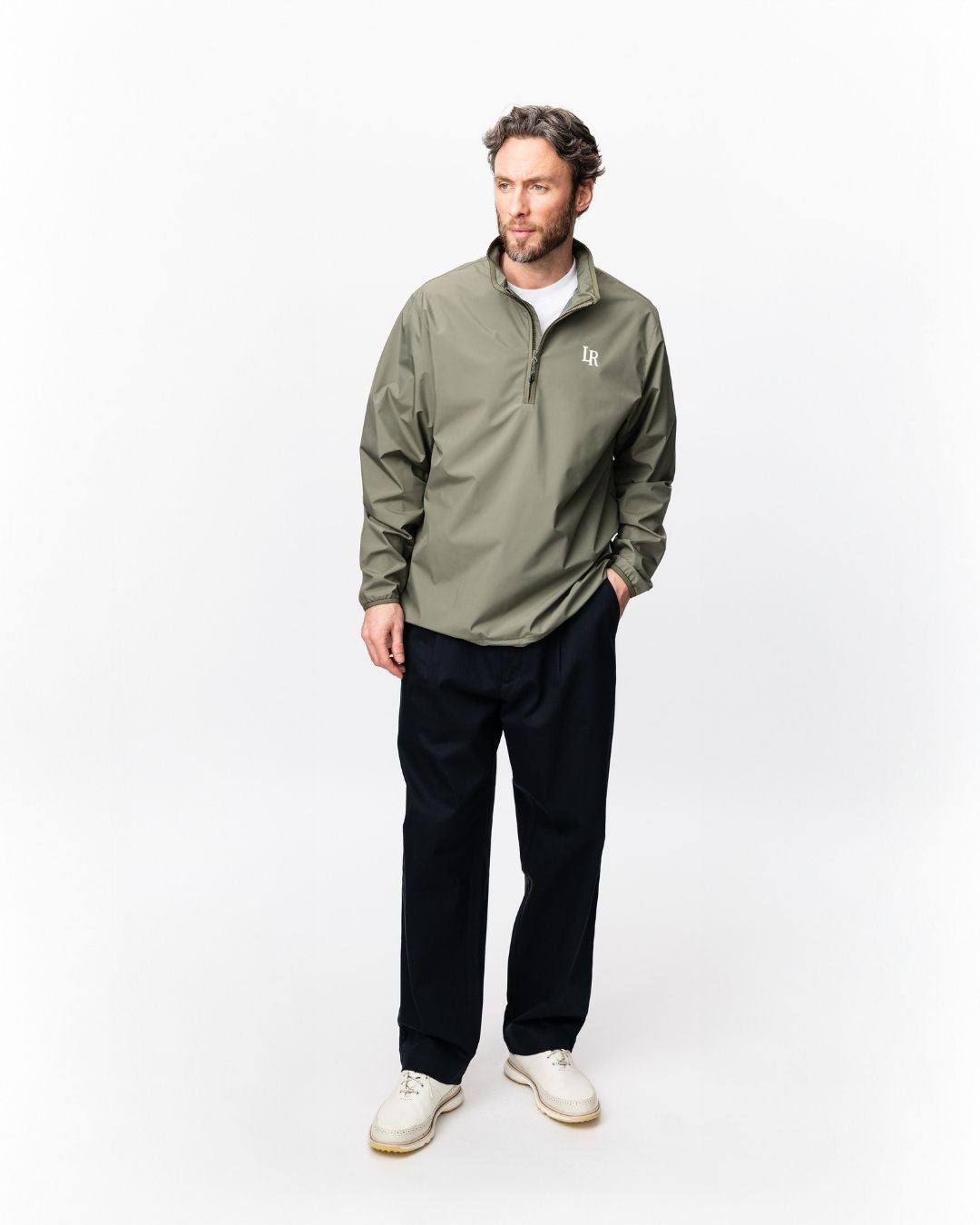 Tech Anorak - Dusty Olive-2