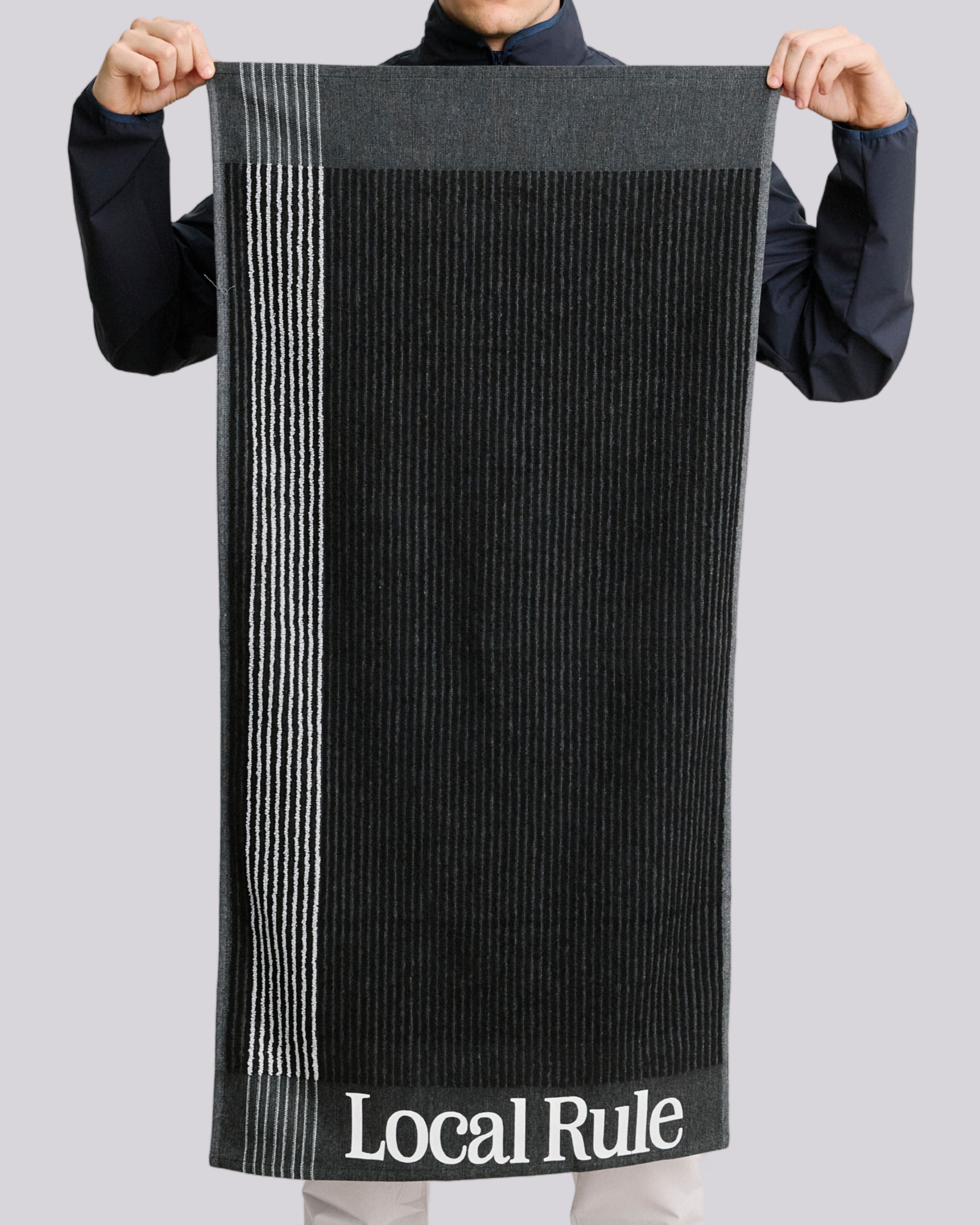 Gym Towel - Black-4