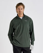 Midlayer Q-zip - Forest Green