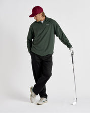 Midlayer Q-zip - Forest Green