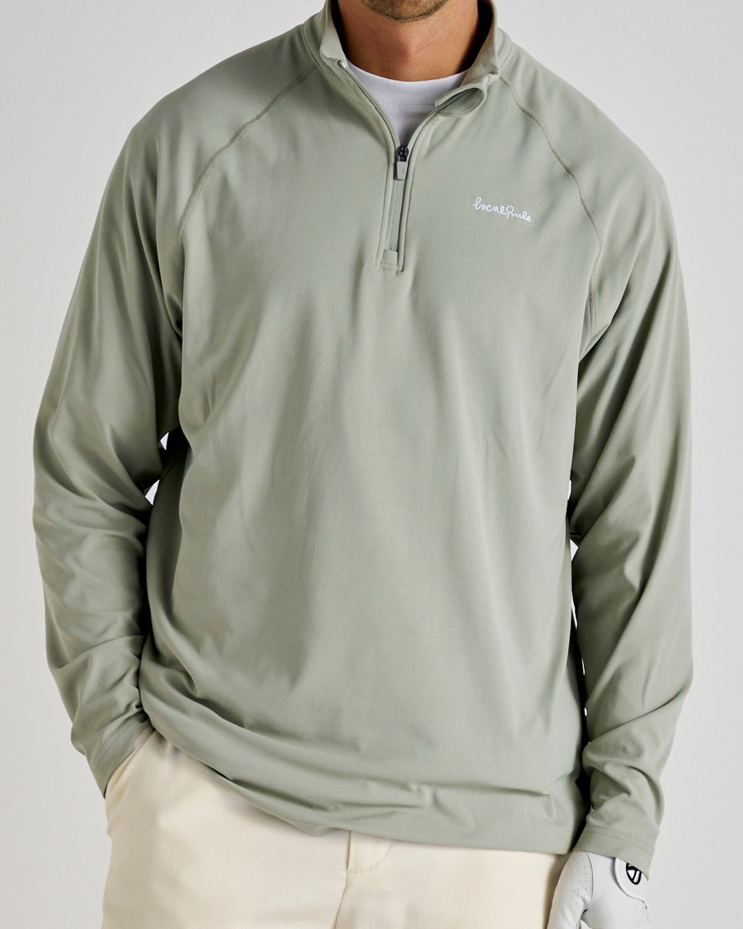 Q-zip Midlayer - Light Green '25