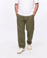 Pleated Trousers - Olive