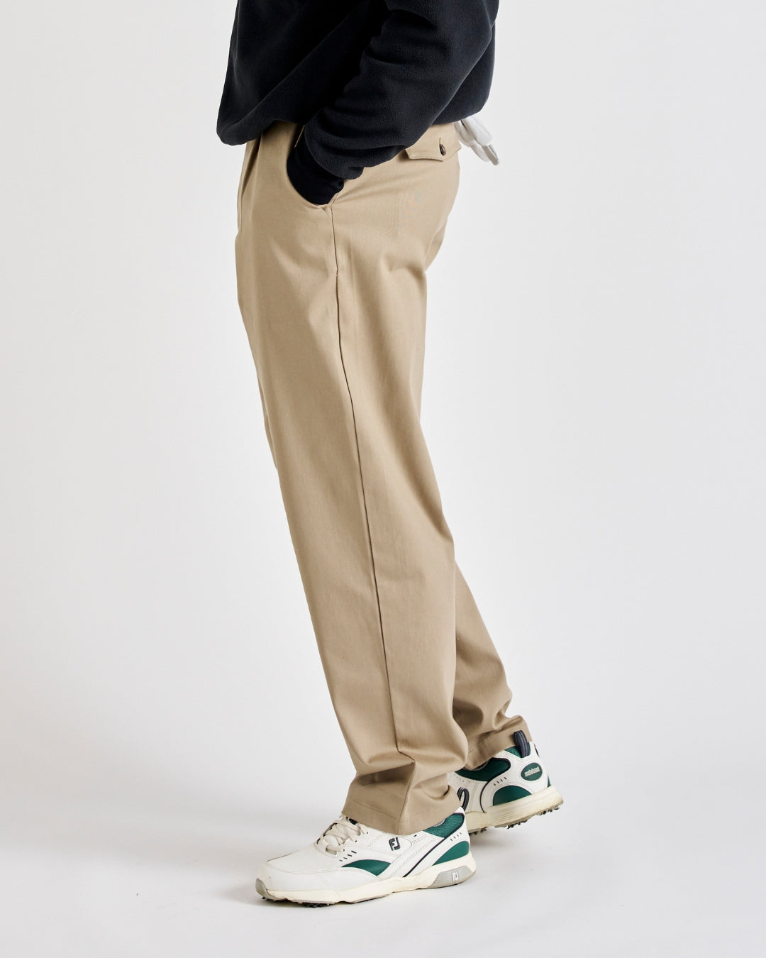 Pleated Trouser - Beige