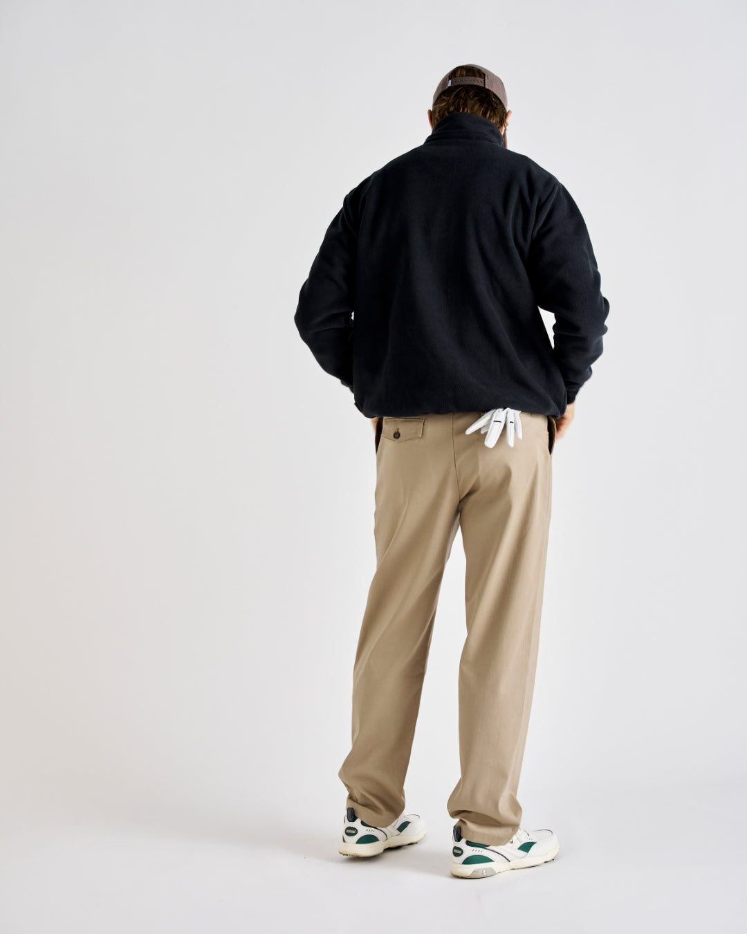Pleated Trouser - Beige