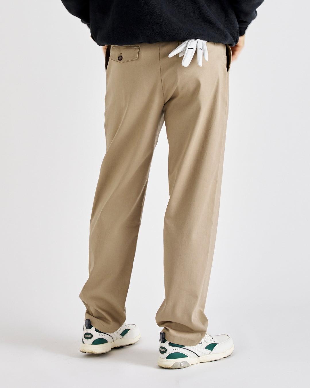 Pleated Trouser - Beige