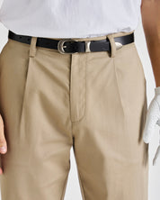 Pleated Trouser - Beige