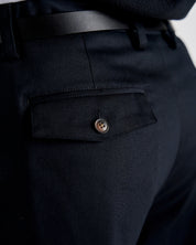 Pleated Trouser - Black