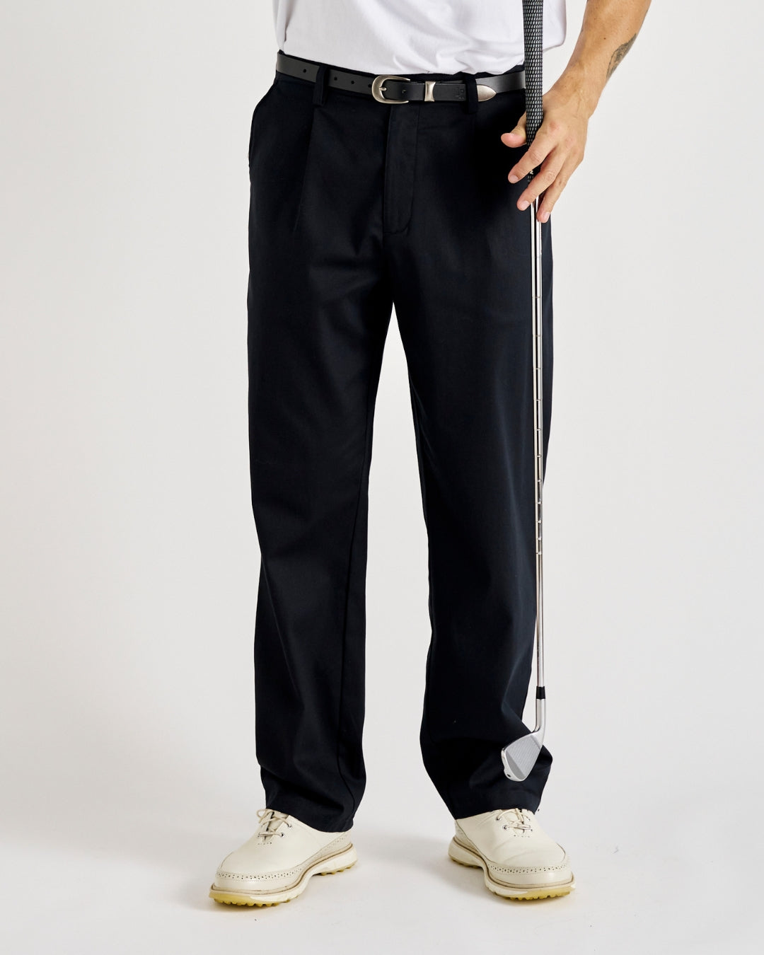 Pleated Trouser - Black