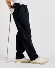 Pleated Trouser - Black