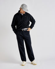 Pleated Trouser - Black