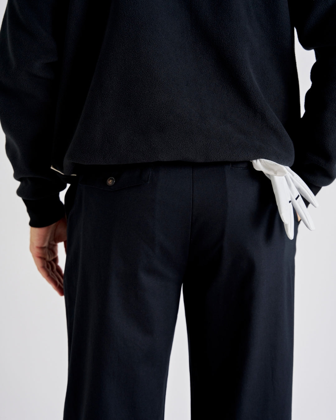 Pleated Trouser - Black