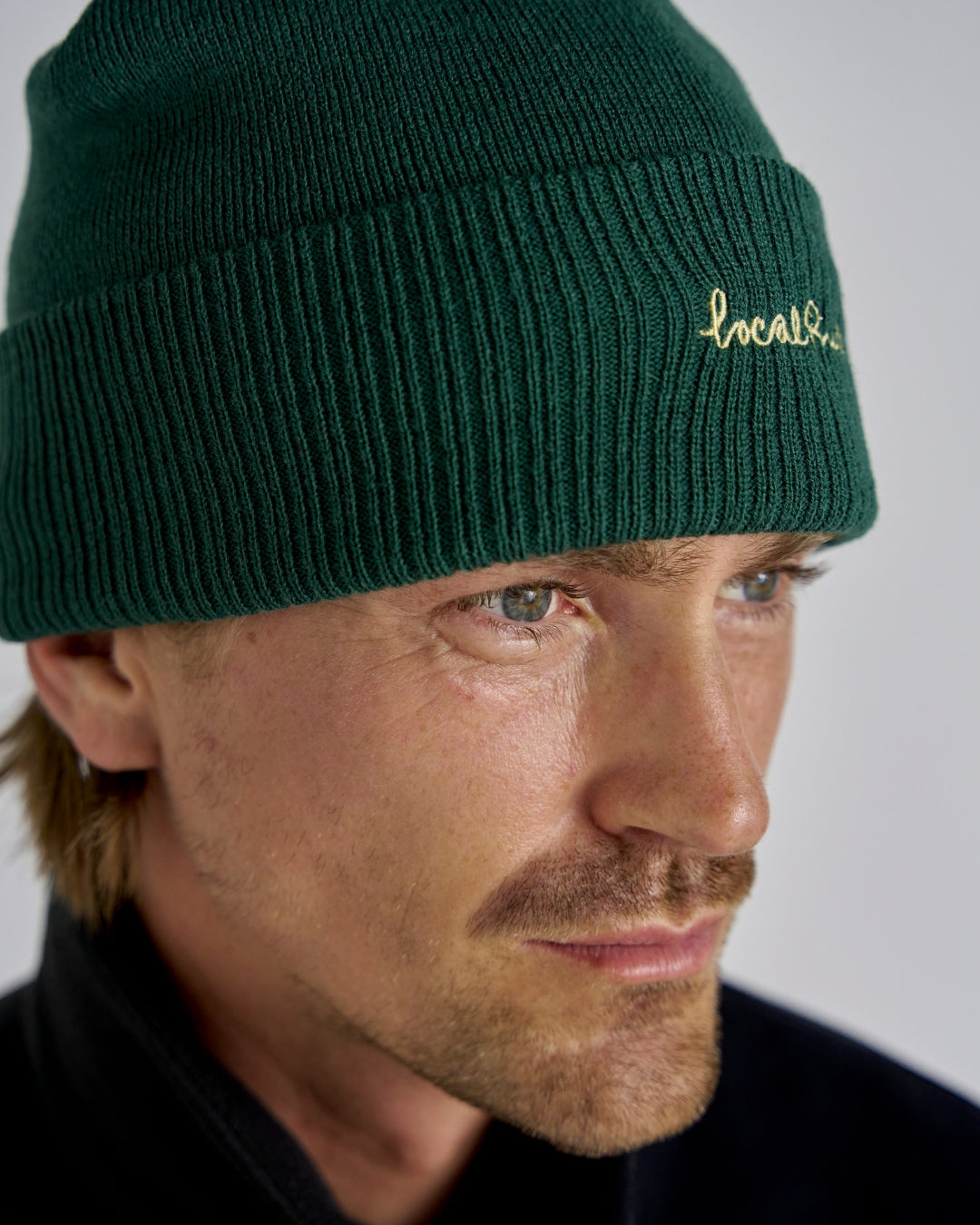 Pom Pom Beanie - Dark Green