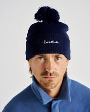 Pom Pom Beanie - Navy