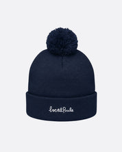 Pom Pom Beanie - Navy