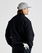 Q-zip Fleece Sweatshirt - Black