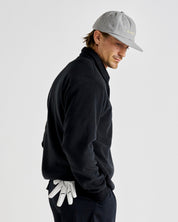 Q-zip Fleece Sweatshirt - Black