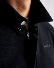 Q-zip Fleece Sweatshirt - Black