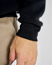 Q-zip Fleece Sweatshirt - Black
