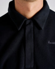 Q-zip Fleece Sweatshirt - Black