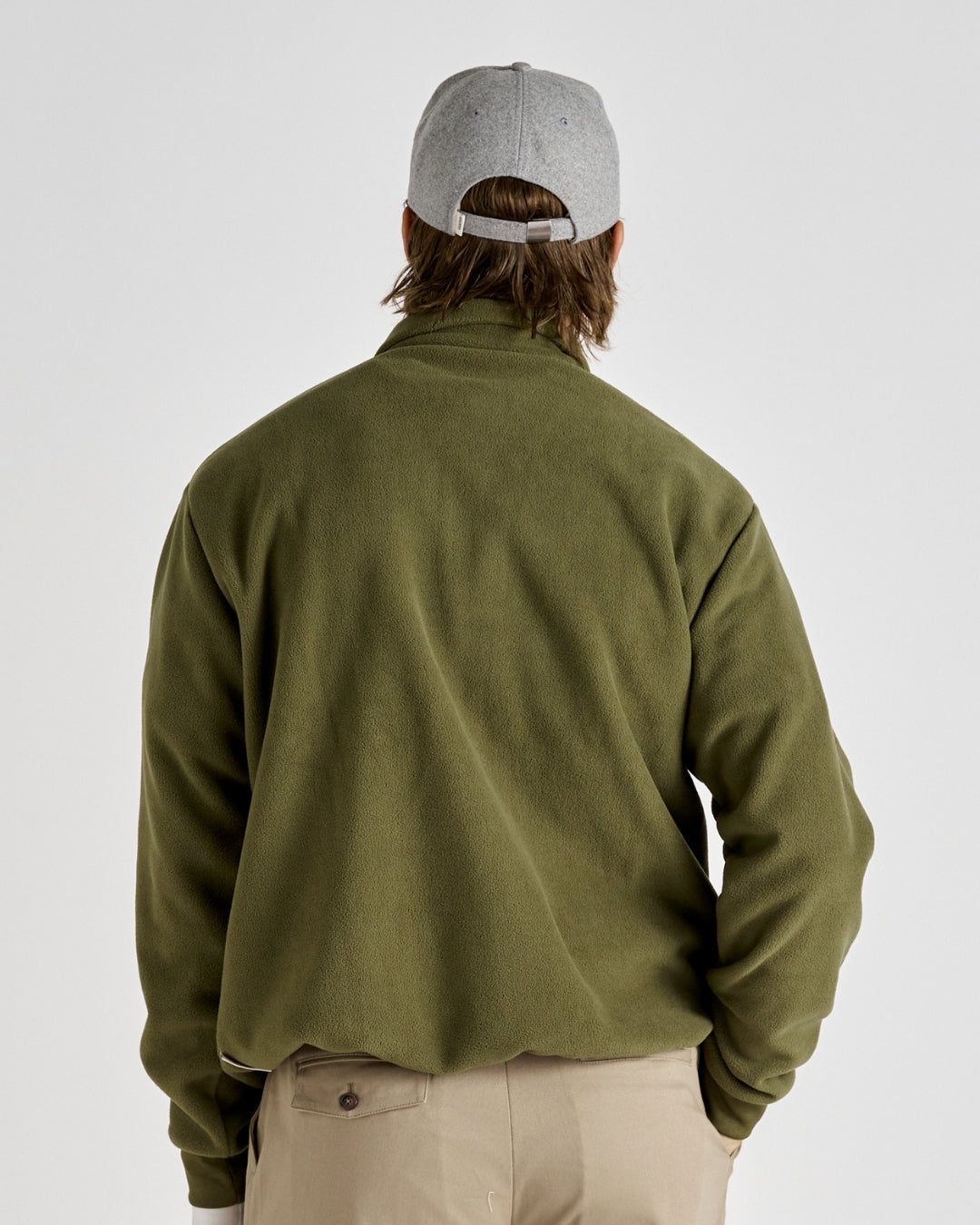 Q-zip Fleece Sweatshirt - Ivy Green