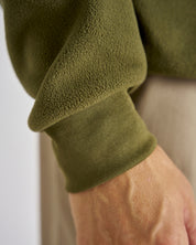 Q-zip Fleece Sweatshirt - Ivy Green